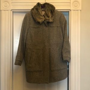 Loft plus wool coat.